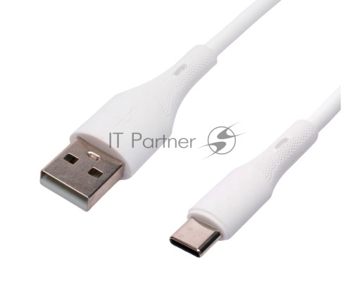 Кабель USB2.0 Cablexpert CC-USB2S-AMCM-1M-W, AM/Type-C, 3А, 18Вт, QC3.0, силиконовый, медь, 1м, белый, пакет Кабель USB2.0 Cablexpert CC-USB2S-AMCM-1M-W, AM/Type-C, 3А, 18Вт, QC3.0, силиконовый, медь, 1м, белый, пакет