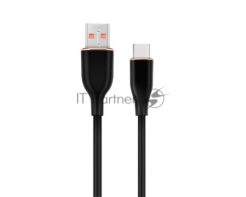 Кабель USB2.0 Cablexpert CC-USB2S-AMCM-1M-BK AM/Type-C, 3А, 18Вт, QC3.0, силиконовый, медь, 1м, черный, пакет Кабель USB2.0 Cablexpert CC-USB2S-AMCM-1M-BK AM/Type-C, 3А, 18Вт, QC3.0, силиконовый, медь, 1м, черный, пакет
