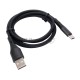Кабель USB2.0 Cablexpert CC-USB2S-AMCM-1M-BK AM/Type-C, 3А, 18Вт, QC3.0, силиконовый, медь, 1м, черный, пакет
