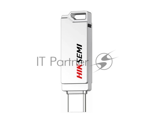 Флеш диск HIKSEMI SYNC HS-USB-E327C/256G/U3/Silver 256Gb <HS-USB-E327C/256G/U3/Silver>, USB3.2/Type-C