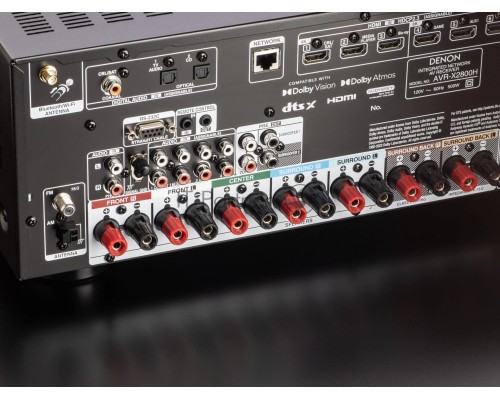 Ресивер AV Denon AVR-X2800H 7.2 черный