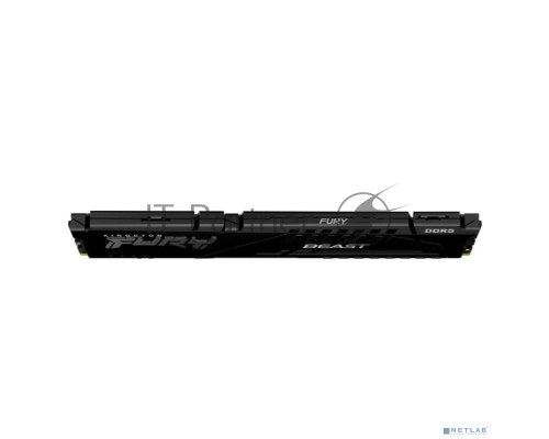 Модуль памяти DDR 5 DIMM 16Gb PC48000, 6000Mhz, Kingston FURY Beast Black XMP CL30 (KF560C30BB-16) (retail)