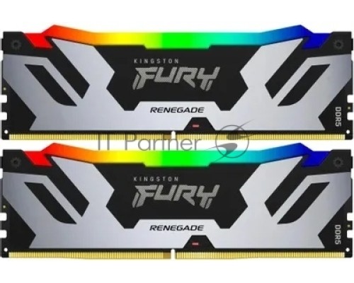 Модуль памяти DDR 5 DIMM 32Gb PC51200, 64000Mhz, Kingston FURY Beast Black EXPO CL32 (Kit of 2) (KF564C32BBEK2-32) (retail)