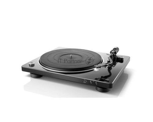 Проигрыватель винила Denon DP-450USB частично автоматический черный