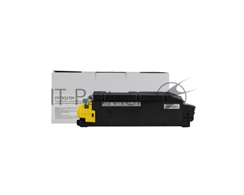 Картридж лазерный F+ imaging, желтый, 6 000 страниц, для Kyocera моделей Ecosys M6230cidn/M6630cidn (аналог TK-5270Y /1T02TVANL0), FP-TK5270Y