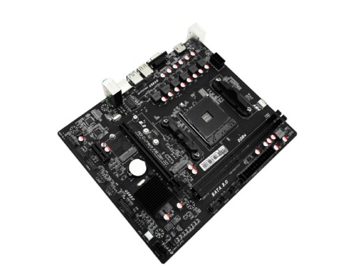Материнская плата CBR A320M { Chipset A320, Socket AM4, 2*DDR4, mATX, VGA+HDMI, 1*PCIEx16/1*PCIEx1/1*M.2, 4*SATA3, 2*USB2.0 + 2*USB3.0, LAN 1Gb}