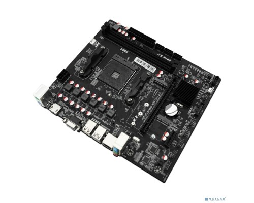 Материнская плата CBR A320M { Chipset A320, Socket AM4, 2*DDR4, mATX, VGA+HDMI, 1*PCIEx16/1*PCIEx1/1*M.2, 4*SATA3, 2*USB2.0 + 2*USB3.0, LAN 1Gb}
