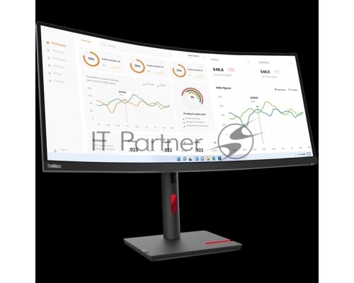 Монитор Lenovo T34w-30, черный/красный, 34