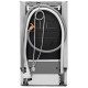 Посудомоечная машина Electrolux ESS42220SW, узкая, белый