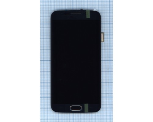 Дисплей для Samsung Galaxy S6 Edge SM-G925F черный с рамкой