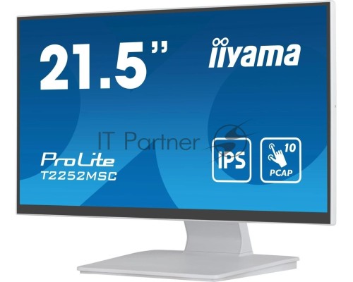 Монитор Iiyama ProLite T2252MSC-W2, белый, 21.5