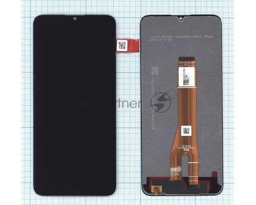 Дисплей (модуль) для Huawei Honor X7A, X7A Plus в сборе с тачскрином черный