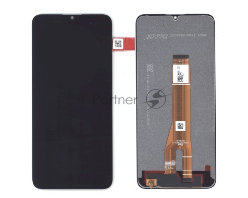 Дисплей (модуль) для Huawei Honor X7A, X7A Plus в сборе с тачскрином черный