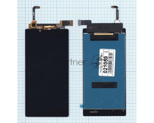 Дисплей для Micromax Q491 Canvas Amaze 4G черный
