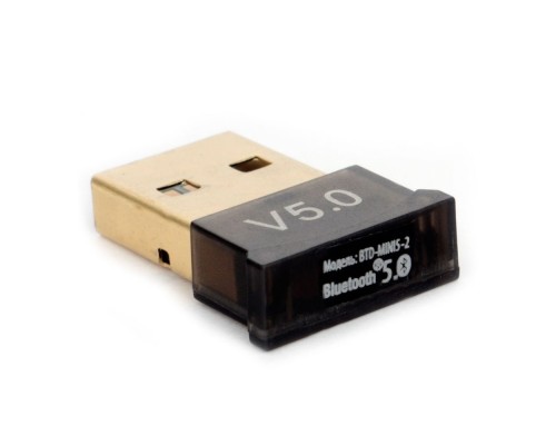 [Кабель] Gembird Адаптер Bluetooth, ультратонкий корпус, v.5.0, 20 метров, USB (BTD-MINI5-2)