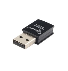 Gembird Сетевой адаптер WiFi 300 Мбит, мини, USB, 802.11b/g/n, RTL8192EU (WNP-UA-005)