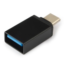 Гарнизон  Переходник USB3.0 Type-C(M)/AF, с поддержкой OTG, черный, пакет (GCC-A-USB3-CMAF)