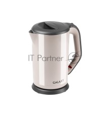 Чайник электрический Galaxy Line GL 0330, 1.7л, 2000Вт, бежевый
