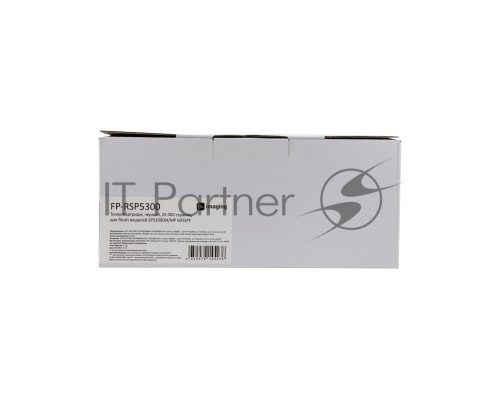 Картридж лазерный F+ imaging, черный, 25 000 страниц, для Ricoh моделей SP5300DN/MP 601SPF (аналог 407823/407824/407825), FP-RSP5300