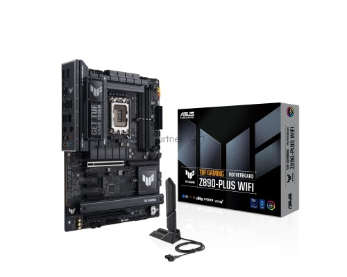 Материнская плата ASUS INTEL Z890 s1851, 4xDDR5(192GB), 1xPCIe 5.0x16, 1xPCIe 4.0x16, 1xPCIe 4.0x4, 2xPCIe 4.0x1, 1xLAN (2.5GbE), Wi-Fi, BT, 4xSATA 6Gb/s, 4xM.2, 1xThunderbolt 4 (USB-C), 1xUSB-C, 6xUSB 3.2, ATX, 90MB1IQ0-M0EAY0