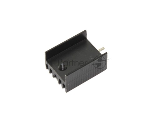 Аллюминиевый радиатор TO-220 Mosfet, 20x15x10 мм, 1Pin