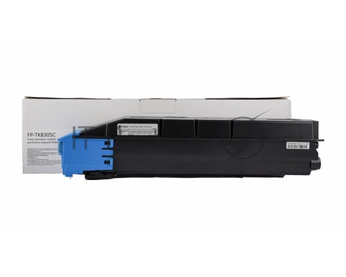 Картридж лазерный F+ imaging, голубой, 15 000 страниц, для Kyocera моделей TASKalfa 3050ci/3051ci (аналог TK-8305C /1T02LKCNL0), FP-TK8305C