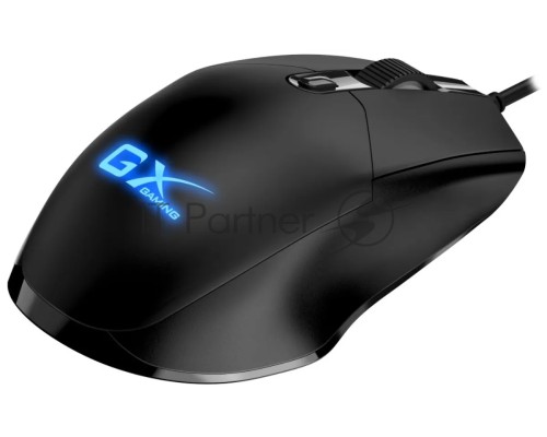 Мышь проводная Genius Scorpion M300 черный, 2400 dpi, USB, кнопки - 4