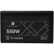 Блок питания Thermalright TR-TB550S, 550W 80+ Bronze (ATX, 3, Non-modular, 1x24(20+4)pin 550mm, 1xCPU*2 8(4+4)pin 600+150mm, 1xPCIe 8(6+2)pin 450mm, 1xSATA*3+MOLEX4pin*1 400+150+150+150mm, 1xSATA*2+MOLEX4pin*2 400+150+150+150mm, Active, 120x120mm, 150x14