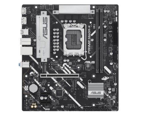 [Материнская плата] ASUS PRIME B860M-K (Socket 1851, mATX, 2xDDR5(128GB), DP/HDMI, 1xPCIe 4.0x16/2xPCIe 4.0x1, 1xLAN (2.5GbE), 4xSATA 6Gb/s, 2xM.2, 3xUSB 3.2, 3xUSB 2.0)