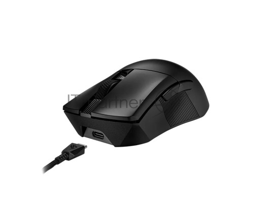 Мышь беспроводная/проводная ASUS P711 ROG Gladius III черный, 36000 dpi, радиоканал, Bluetooth, USB, кнопки - 6