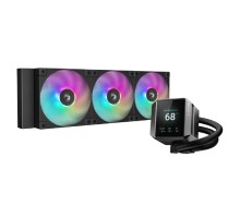 Кулер с водяным охлаждением Deepcool Mystique 360 ARGB Soc-AM5/AM4/1200/1700/1851 черный (R-LX750-BKADSNC-G-1)