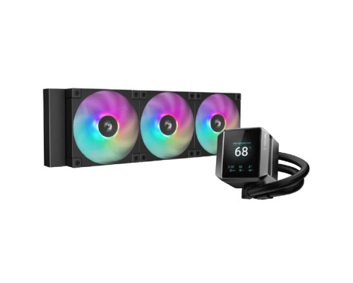 [Вентилятор] Кулер с водяным охлаждением Deepcool Mystique 360 ARGB Soc-AM5/AM4/1200/1700/1851 черный (R-LX750-BKADSNC-G-1)