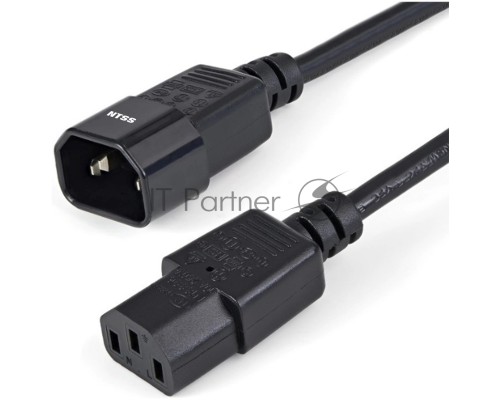 Шнур питания NTSS NTSS-PC13144 C13-С14 проводник.:3x1мм2 1.8м 220/250В 10А черный