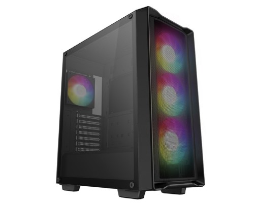 [Корпус] Deepcool CC560 Mesh V2 черный без БП ATX 4x120mm 5x140mm 2xUSB3.0 audio bott PSU