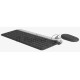 Комплект беспроводной клавиатура+мышь Logitech Slim Wireless Desktop MK470 черный