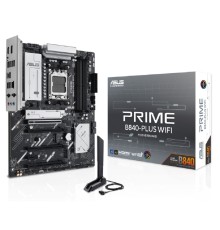 ASUS PRIME B840-PLUS WIFI (Socket AM5, ATX, 4xDDR5(192GB), DP/HDMI 2.1, 1xPCIe 4.0x16/3xPCIe 3.0x16, 1xLAN (2.5GbE), Wi-Fi, BT, 4xSATA 6Gb/s, 3xM.2, 1xType-C, 3xUSB 3.2, 4xUSB 2.0)