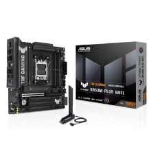 ASUS TUF GAMING B850M-PLUS WIFI (Socket AM5, mATX, 4xDDR5(256GB), DP/HDMI, 1xPCIe 5.0x16/1xPCIe 4.0x1, 1xLAN (2.5GbE), Wi-Fi, BT, 4xSATA 6Gb/s, 3xM.2, 1xType-C, 7xUSB 3.2, 4xUSB 2.0)