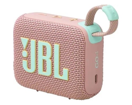 [Наушники] Колонка порт. JBL Go 4 розовый 4.2W 1.0 BT 850mAh (JBLGO4PINK) 