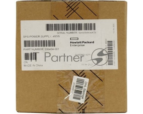 536404-001 Блок питания 460W HP DL120G5/DL160G6/DL180G6/DL320G6 (O)