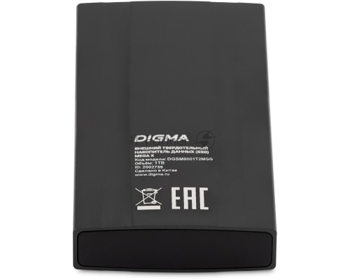 Внешний накопитель SSD Digma USB3.2 Gen2x2 1TB DGSM8001T2MGG MEGA X 1.8