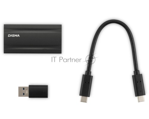 Внешний накопитель SSD Digma USB3.2 Gen2x2 1TB DGSM8001T2MGG MEGA X 1.8