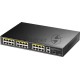 Коммутатор Cudy FS1026PS1, (L2) 24x100Мбит/с 2x1Гбит/с, 1SFP, 24PoE, 24PoE+ 300W, неуправляемый
