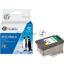 Картридж струйный G&G GG-CL-446XL-N CL-446 голубой/пурпурный/желтый (15мл) для Canon PIXMA MX494; MG2440/2545S/2940/2540/2540S/3040;iP2840;TS204/304/3140/3340;TR4540