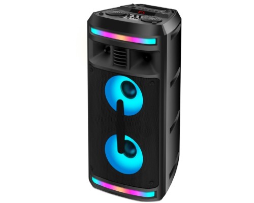 [Колонки Ginzzu] Ginzzu GM-208, Акустическая система, Midi RGB/BT/USB/TF/FM/ДУ
