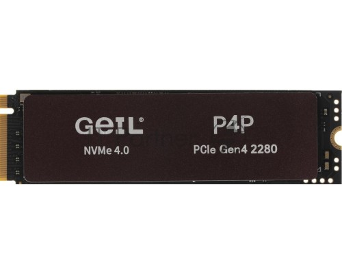Накопитель SSD GEIL P4P M.2 2280 PCIE 4x4; P4PDC23C512A; 512GB; Inno GritIG5236; Taishan; 6450/3300