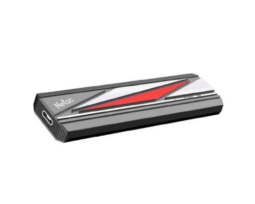 [носитель информации] Netac Portable SSD 2TB ZX20L [NT01ZX20L-002T-32BK] USB3.2 Gen2 x2 Type C , up to 2000/1800MBs, черный