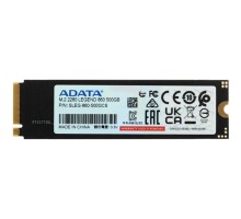 A-DATA SSD 500GB LEGEND 860 SLEG-860-500GCS PCI-E 4.0 x4, up to 5000/3000Mbs, 3D NAND, 160TBW, NVMe 1.4, 22x80mm, радиатор