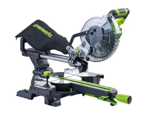 [Пилы] Greenworks GD24MS216 Торцовочная пила, 24V, бесщеточная, с протяжкой, без АКБ и ЗУ [1501707]