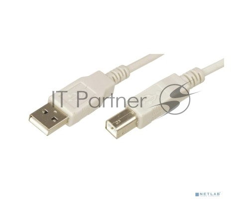 Rexant (18-1104) Кабель USB-А– USB-B, 2,4А, 1,8м, ПВХ, серый