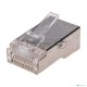 Rexant (05-1019) Разъем сквозной RJ-45 (8P8C) под витую пару, FTP, CAT 5e (1 шт)